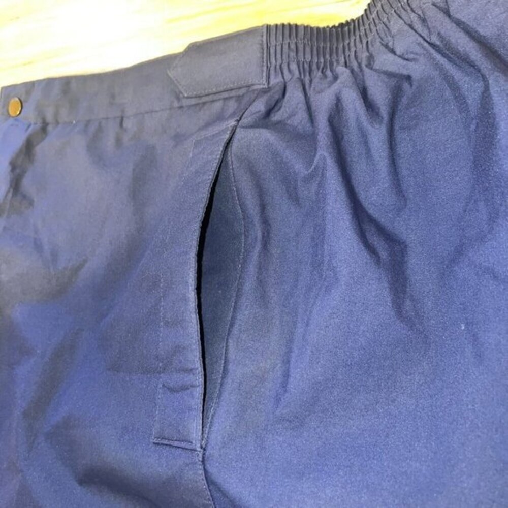 Tourney‎ Gore Tex Pants Mens Large Blue Golf Elastic Waist Waterproof Pull On - Picture 10 of 11